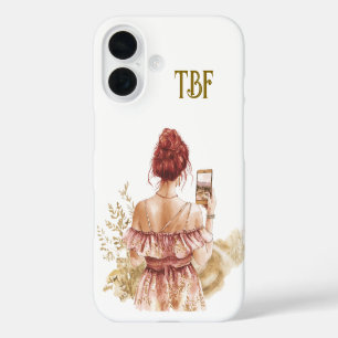 Étui de téléphone pour fille trendy selfie