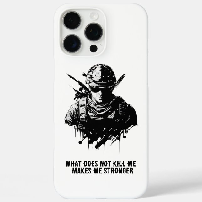 Étui de téléphone pour soldat à l'état d'esprit de (Verso)