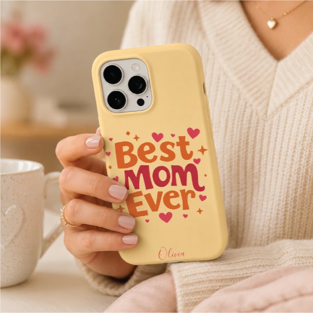 Étui de téléphone Protection élégante pour maman (Créateur téléchargé)