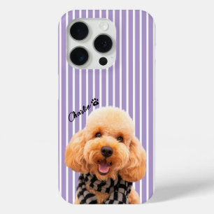 Étui de téléphone rayé pour animal de compagnie pe