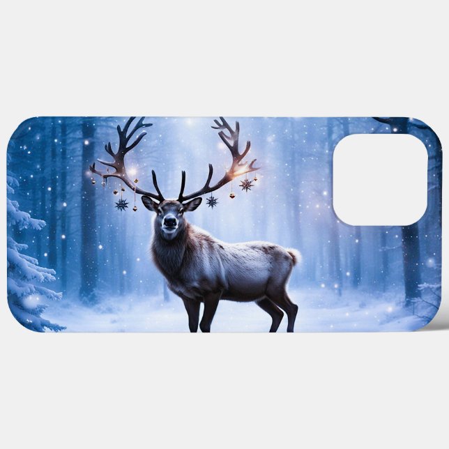 Étui de téléphone Renne dans la forêt magique (Verso (horizontal))