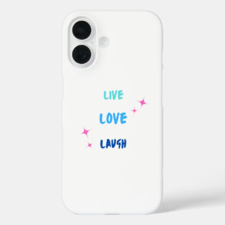 Étui de téléphone Rire amour vivre.