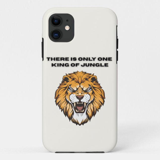 Étui de téléphone Roi du Lion de la Jungle (Dos)