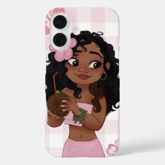 Étui de téléphone rose Moana