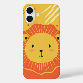Étui de téléphone Safari Lion de dessin animé joye