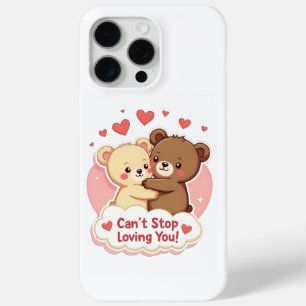 Étui de téléphone Saint-Valentin mignon Je ne peux