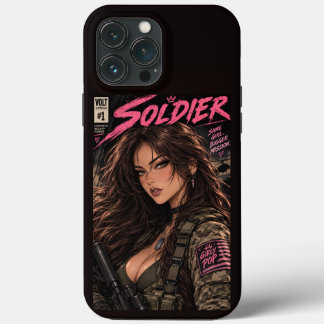 Étui de téléphone Soldat Girly Pop