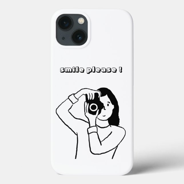 Étui de téléphone Sourire S'il Vous Plaît (Verso)