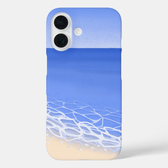 Étui de téléphone Vagues de l'océan tropical et sa (Verso)