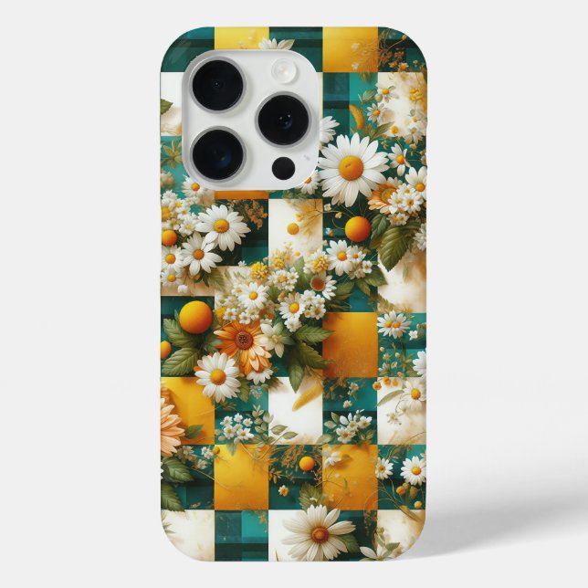 Étui de téléphone Vibrant Daisy & Sunflower - Eleg (Verso)