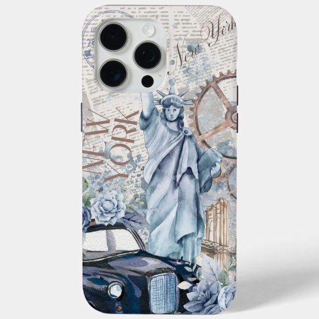 Étui de téléphone vintage New York (Verso)