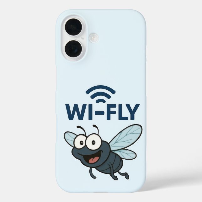 Étui de téléphone Wi-Fi drôle (Verso)