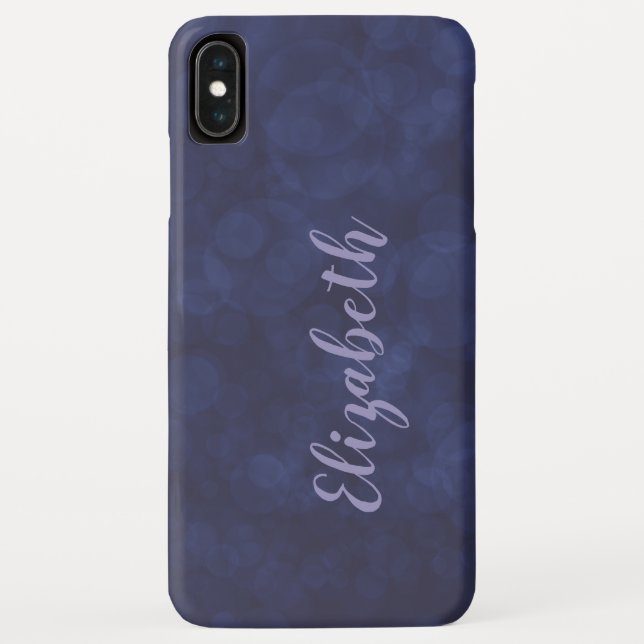 Étui Deep Blue Bokeh Case-Mate pour iPhone XS Max (Dos)