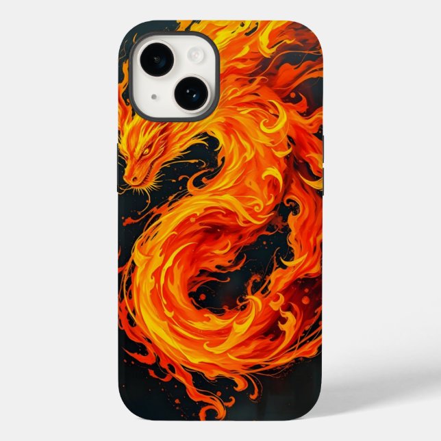Étui dragon de feu (Verso)
