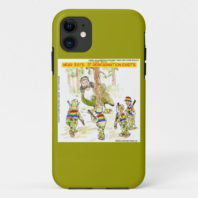 Étui drôle LGBT Vs Canard géant pour iPhone 5/5S (Dos)