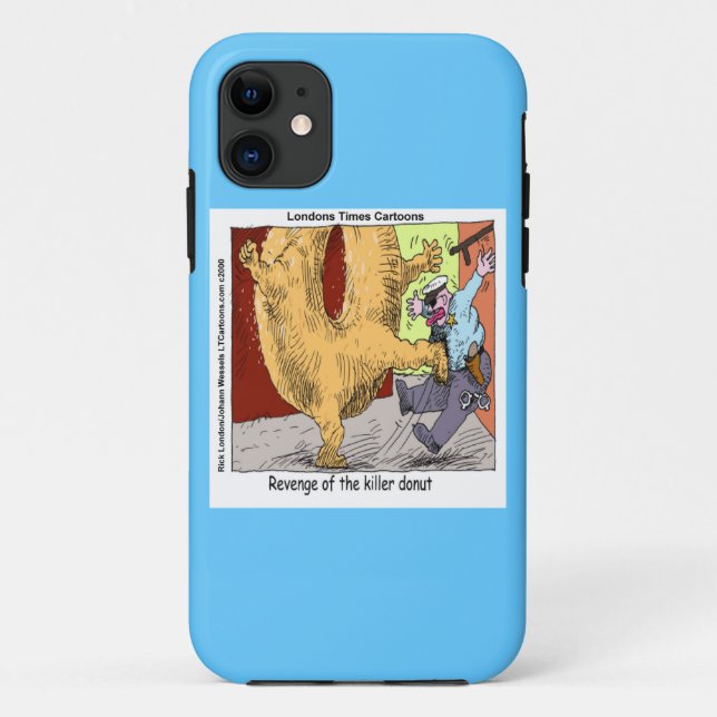 Étui drôle pour iPhone 5 Police Vs Donut (Dos)