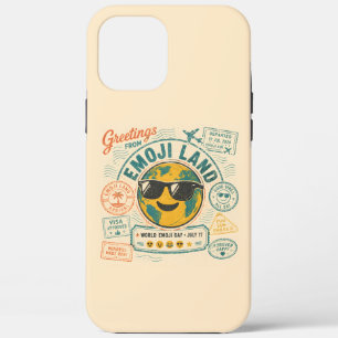 Étui Emoji Voyage Rétro pour iPhone 12 Pro Max