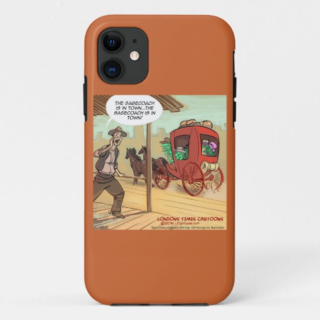 Étui Funny Herbal Sage Coach Is Here pour iPhone 5 (Dos)