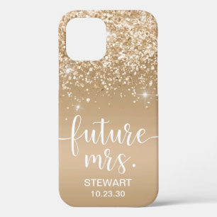 Étui Future Mrs Gold Glitter Case-Mate pour iPhone