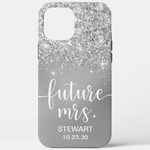 Étui Future Mrs Silver Glitter Case-Mate pour iPho