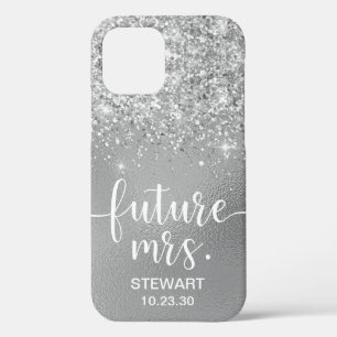 Étui Future Mrs Silver Glitter Case-Mate pour iPho