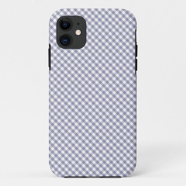 Étui gingham à carreaux pâles (Dos)