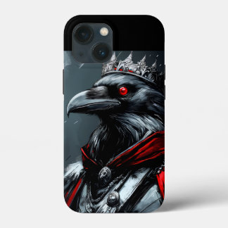 Étui graphique iPhone Roi Corbeau gothique - Mini