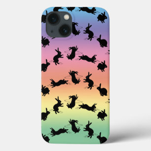Étui iPad Binky Bunnies (Arc-en-ciel)