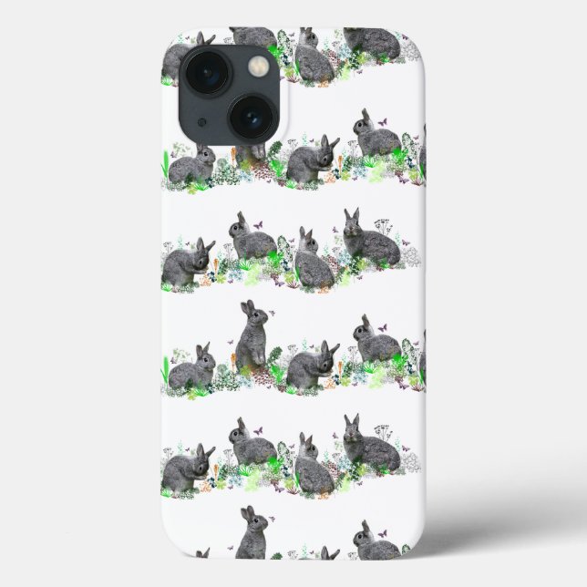 Étui iPad Bunny Meadow (choisissez la couleur) (Verso)