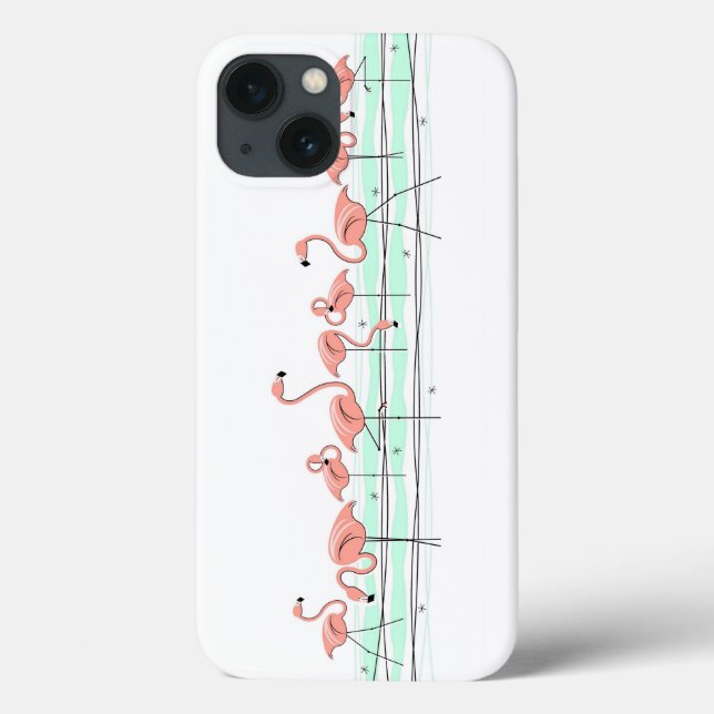 Étui iPad Flamingo Ocean Line (Verso)