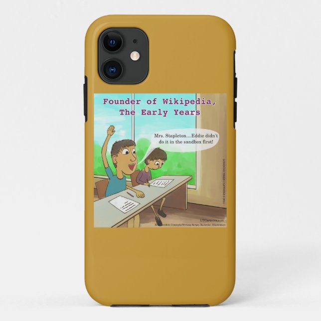 Étui iPhone5/5s dessin animé drôle pour enfants ne (Dos)