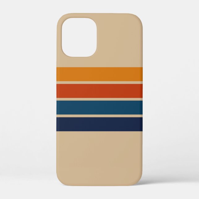 Étui iPhone 12 Mini Rétro 70s (Verso)