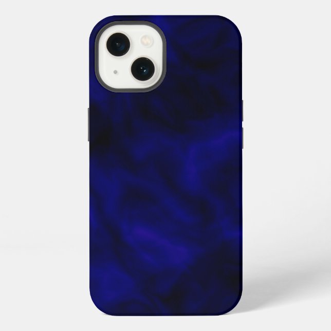 Etui iPhone 13 Abstrait Blue iPhone Tough Coque (Verso)