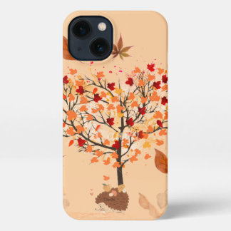 Etui iPhone 13 Amour arbre coque iphone d'automne