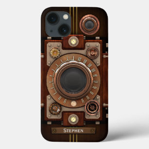 Etui iPhone 13 Appareil-photo vintage #1C de Steampunk