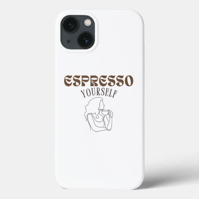 Étui iPhone 13 blanc de base (Verso)