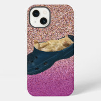 Chaton Dormant En Chaussure Croc, Coque Iphone 13