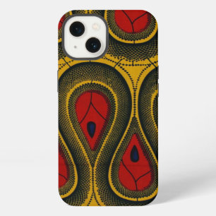 Etui iPhone 13 Coque iphone africain de tissu