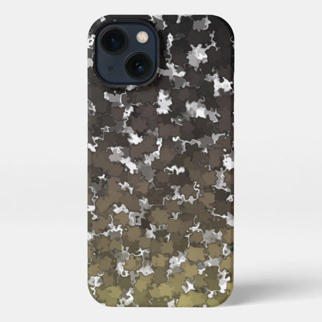 Etui iPhone 13 Coque iphone Camo Feuille écarse (Verso)