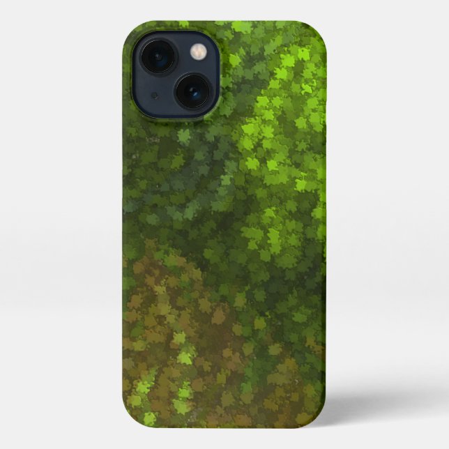 Etui iPhone 13 Coque iphone Camo Woodland (Verso)