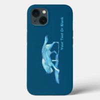 Coque iphone Coque-Mate du loup bleu
