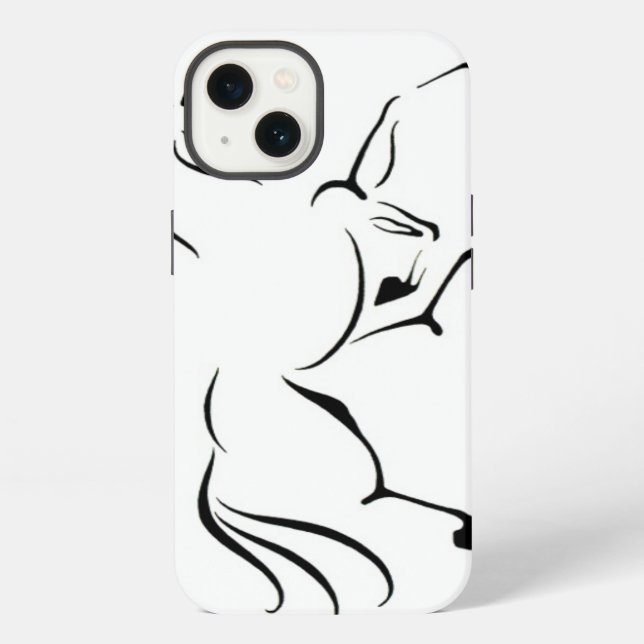 Etui iPhone 13 Coque iphone de cheval (Verso)