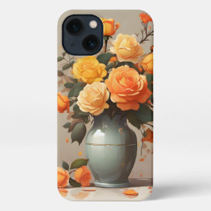 Etui iPhone 13 Coque iphone de fleurs de vase