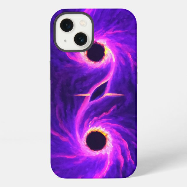 Etui iPhone 13 Coque iphone de trous noirs (Verso)