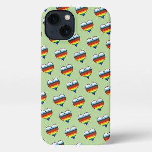 Etui iPhone 13 Coque iphone Motif Rainbow Heart