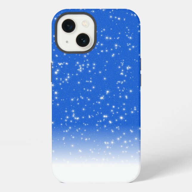 Etui iPhone 13 Coque iphone OtterBox Texture bleu cool (Verso)