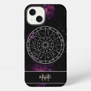 Etui iPhone 13 Coque iphone zodiaque Symboles et monogrammes d'