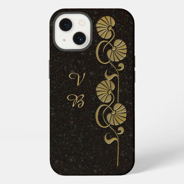 Etui iPhone 13 coque-Mate de palme "or" coque iphone (Verso)