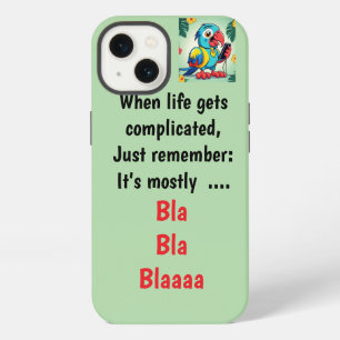 Etui iPhone 13 Drôle perroquet sarcastique - coque iphone