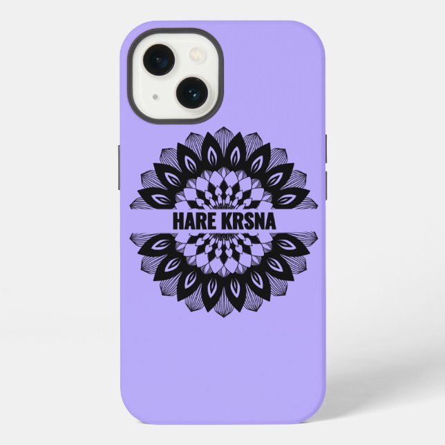 Etui iPhone 13 Hare Krishna art iPhone / coque ipad (Verso)